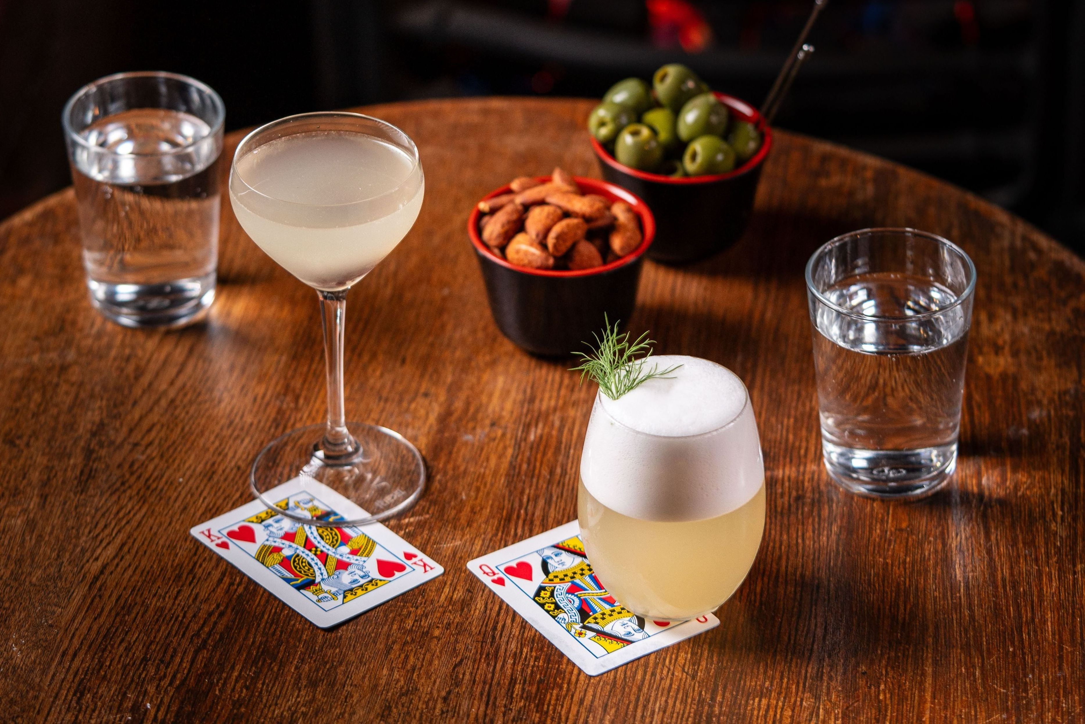 Various cocktails
